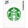 Starbucks Gift Card 25 USD