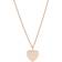 Fossil Lane Heart Necklace - Rose Gold
