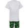 Minecraft Boy's Short Pyjama Set - Heather Grey/Green/Black