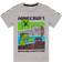 Minecraft Boy's Short Pyjama Set - Heather Grey/Black/Green