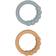 Filibabba Silicone Teether Ring 2-pack