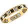 Esquire Woven Link Bracelet - Gold/Silver/Black