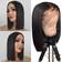 Geeta 13x4 Lace Front Bob Wigs 10 inch Natural Black