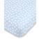 NoJo Super Soft Blue & White Elephant Fitted Mini Crib Sheet 24x38"