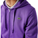 Lacoste Men's Sport Lightweight Bi-Material Hoodie - Purple