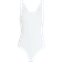 Express Body Contour High Compression Scoop Neck Bodysuit - White