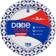 Dixie Disposable Plates Ultra White/Blue 186-pack