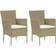 vidaXL 46180 2-pack Garden Dining Chair