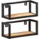 vidaXL 40cm 2-Pack Wall Shelf 15.7" 2