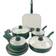 Gibson Home Gazebo Cookware Set with lid 11 Parts