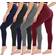 Campsnail High Waisted Soft Tummy Control Slimming Yoga Pants 4-pack