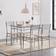 Vecelo Small Dinette Dining Set 27.5x43.3" 5