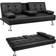 Flamaker Futon Black Sofa 66.1" 2 Seater