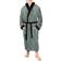 NY Threads Luxurious Mens Shawl Collar Fleece Bathrobe