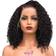 Wigmy 13x4 HD Mongolian Curly Lace Front Wig 14 inch Black