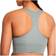 Nike Swoosh Support Longline Bra - Grey