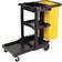 Rubbermaid Multi-Shelf Commercial Utility Cleaning Cart