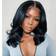 Luvme 5x5 Short Body Wave Lace Front Wig 14 inch Black