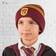 Cinereplicas Kids Gryffindor Gloves & Beanie Set