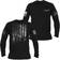 Grunt 1776 Flag Long Sleeve T-shirt - Black