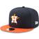 New Era Astros 2022 World Series Champions Road Side Patch 59FIFTY Fitted Hat - Navy/Orange