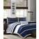 Mi Zone Ashton Casual Bedspread White, Blue (228.6x167.6)