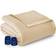 Micro Flannel Electric Heating Weight Blanket Beige (274.3x228.6)