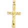 Macy's Reversible Crucifix Pendant - Gold