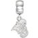 LogoArt Coastal Carolina University Dangle Bead Charm - Silver