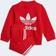 Adidas Kid's Crew Sweatshirt Set - Vivid Red (HK7497)