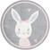 Safavieh Carousel Kid's Bunny Area Rug Round Ø5.3