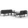 vidaXL 3107804 Lounge-Set, 1 Bord inkl. 5 Soffor