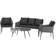 Venture Design Spoga Lounge-Set, 1 Bord inkl. 2 Stolar & 1 Soffor