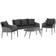 Venture Design Spoga Lounge-Set, 1 Bord inkl. 2 Stolar & 1 Soffor