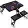 Picnic Time Death Star Star Wars Picnic Table Portable Folding Table with Seats