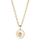 Georg Jensen Daisy Large Necklace - Gold/White