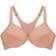 Glamorise Front Close Smoothing Wonderwire Bra - Cappuccino