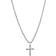 David Yurman Petite x Cross Necklace - Silver/Gold