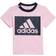 Adidas Essentials Tee & Shorts Set - Clear Pink/Legend Ink (HM6588)