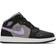 Nike Air Jordan 1 Mid SE Houndstooth GS - Black/Lilac/White/Metallic Silver