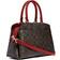 Coach Mini Lillie Carryall In Signature Canvas - Brown/Red