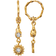 Maanesten Ember Earrings - Gold/Diamonds