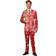 OppoSuits Mens Christmas Red Icons Light Up Suitmeister