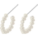 Pernille Corydon Ocean Treasure Hoops - Silver/Pearls