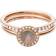 Fossil Ring - Rose Gold/Mother of pearl