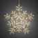 Konstsmide Acrylic Snowflake LED Clear Weihnachtsstern 58cm