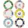 Talking Tables Disposable Plates Vintage Colourful Floral 12pcs