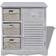 vidaXL Chest with Baskets Lagerschrank 60x63cm