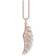 Thomas Sabo Phoenix Wings Pendant - Rose Gold/Pink/Transparent