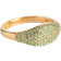 ENAMEL Copenhagen Sparkling Mary Ring - Gold/Green